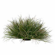Mesterséges növényi hajlított hagymafű bokor, 28 cm, alacsony sűrűségű, sötétzöld, edény nélküli