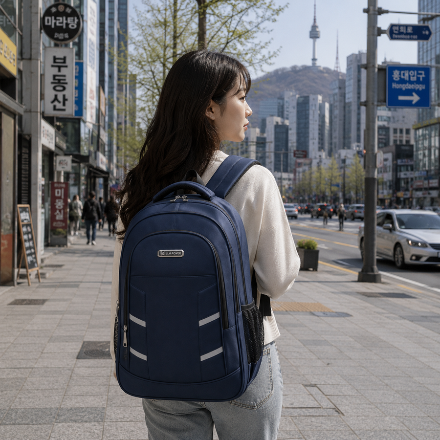 Rucsac Travel Business FORTALEZA, 51x34x15 cm, Oxford, Albastru