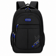 Rucsac Travel Business GANJA, 48x32x15 cm, Oxford, Negru si Albastru