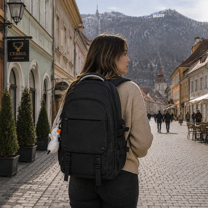 Rucsac Travel Business KOKAND, 48x31x16 cm, Oxford, Negru