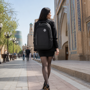 Rucsac Travel Business LANKARAN, 42x30x17 cm, Oxford,  Negru