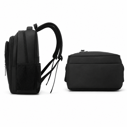 Rucsac Travel Business TALOYOAK, 47x33x15 cm, Oxford, Negru si Albastru