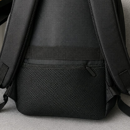 Rucsac Travel Business TALOYOAK, 47x33x15 cm, Oxford, Negru si Albastru
