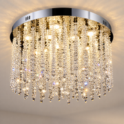 Kristály LED csillár LLC215/550WH kerek, 29W, hideg/meleg/semleges fény, kristály, arany