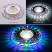 LED spot, 4W, RGB + hideg fény