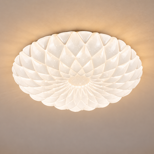 LED mennyezeti lámpa 23 cm, 22W, 3000K / 4000K / 6000K, fehér, fém és akril