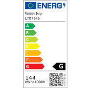 LED -csillár távirányítóval és Crystal Nova RGB 152W, 6 kör, hideg/forró/semleges fény, Daisy, fényes króm