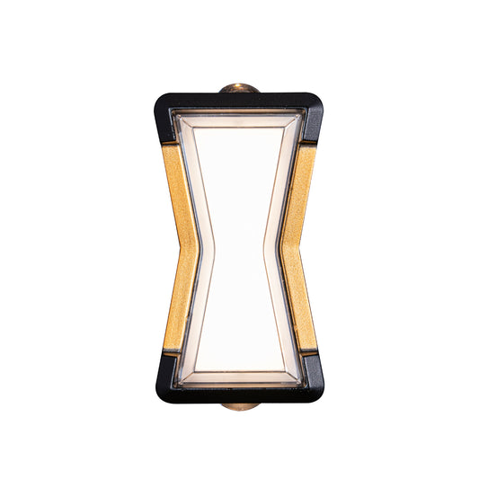 Fantasis A külső és a belső LED, 2 forrás x 1w, ip65, fém, fekete, 3000 ezer