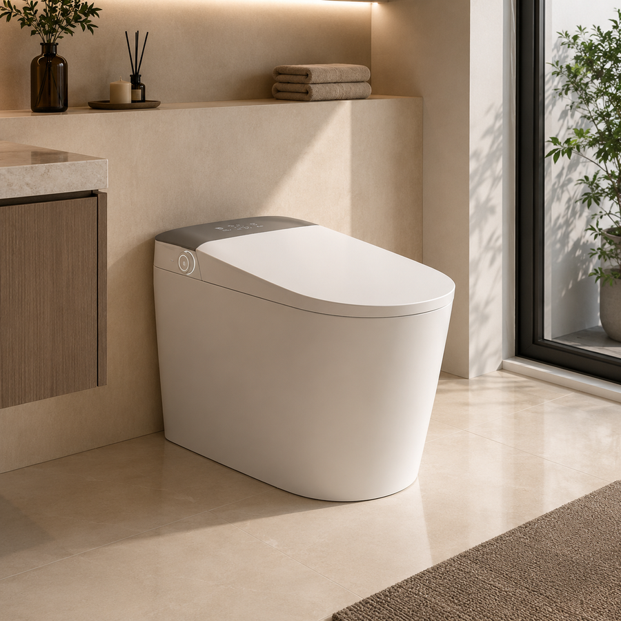 WC YUKON, prémium változat, modern dizájnnal, fehér
