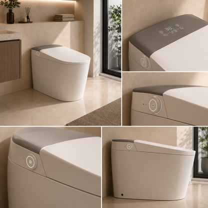 WC YUKON, prémium változat, modern dizájnnal, fehér