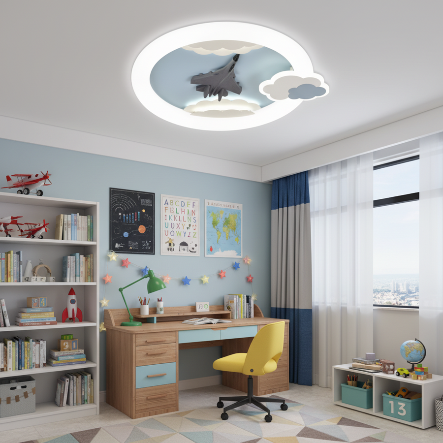 LED csillár CONSTELATION 49W, átmérő 49cm, hideg/meleg/semleges fény, fehér kék