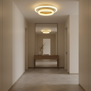LED csillár SOLENA ROTONDA 21W, átmérő 25cm, hideg/meleg/semleges fény, aranyfehér