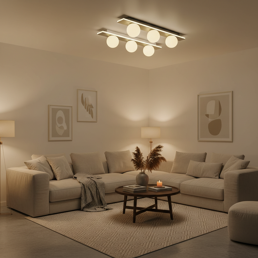 Lustra LED TRION, Lumina Calda/Neutra/Rece, 3xG9, 24W, Negru, Metal si Acril