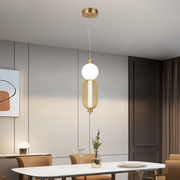 Függesztett LED csillár LM550/2GD, 11W, fény 3000/4000/6000K, arany, állítható magasság