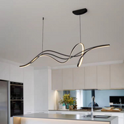 LED -vágy felfüggesztve az Infinity Halo 138W távirányítót, hideg/forró/semleges fény, instabil, fekete, állítható magasság