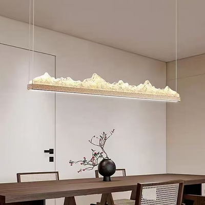 Függesztett LED-es csillár távirányítóval NIVALIS 27W, 120cm, Hideg/Meleg/Semleges fény, Szabályozható, Állítható magasságú, Arany