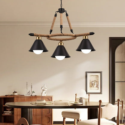 Lustrage vágy, 2*E27, barna, fém és zsineg