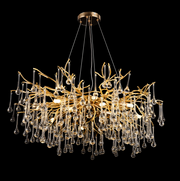 Crystal Chandelier Waltz Rhapsody, 9x G9, arany, 60 cm, állítható magasság