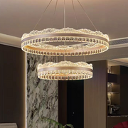 LED -csillár, Nivalis távirányítóval felfüggesztve, 126W, hideg/forró/semleges fény, instabil, állítható magasság, arany