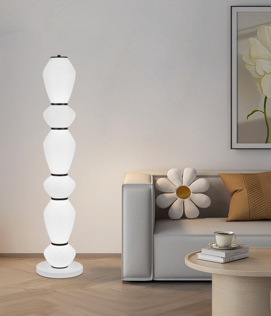 LED lámpa távirányítóval 82W Modern LP510/6BK 120Cm Fekete Veioze & Lampadare Alapértelmezett cím Alessandro Design