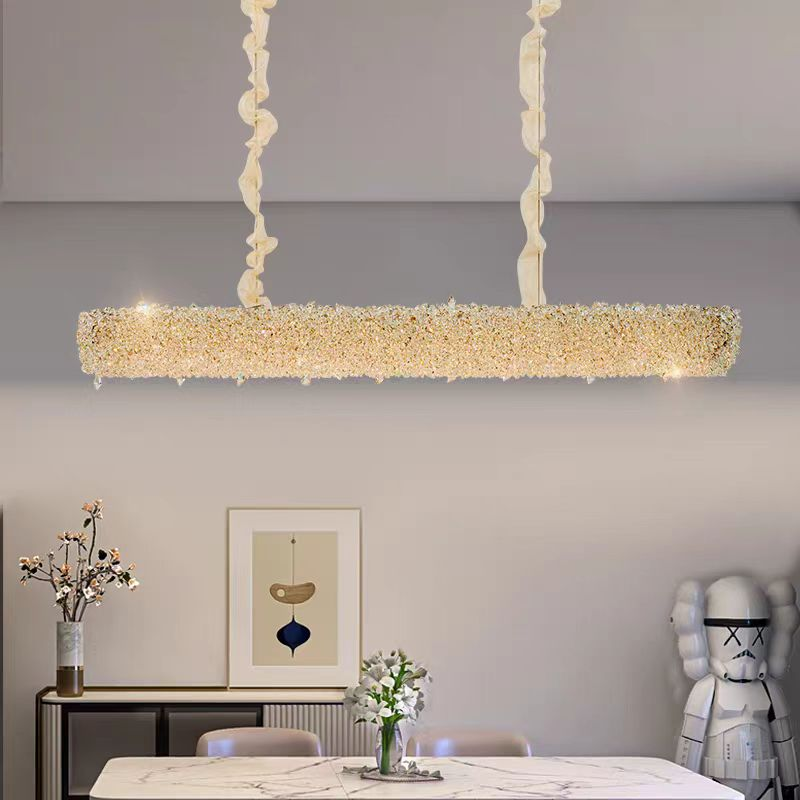 Crystal Chandelier, Hohenzollern Imperio, 59W, 100 cm átmérőjű, hideg/forró/semleges fény, arany, állítható magasság