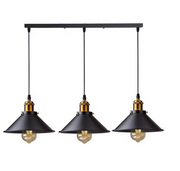 Lustrage vágy, 2*E27, barna, fém és zsineg