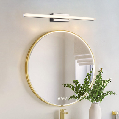 LED fali lámpa, COMO, 7W, lineáris, meleg/semleges/hideg fény, fekete