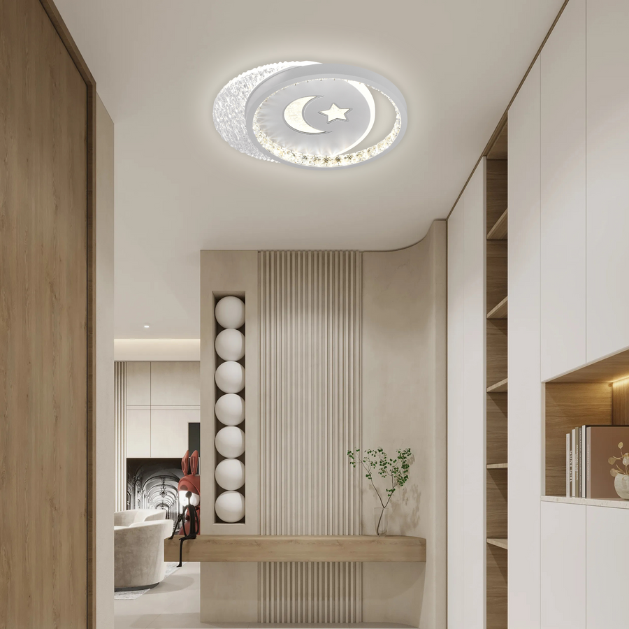 LED LED Peru 36W, 2 kör, hideg/forró/semleges fény, fekete