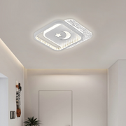 LED LED Peru 36W, 2 négyzet, hideg/forró/semleges fény, fekete