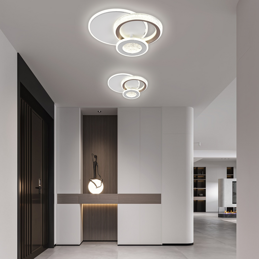 LED LED nyxora 36W, 3 kör, hideg/forró/semleges fény, fekete
