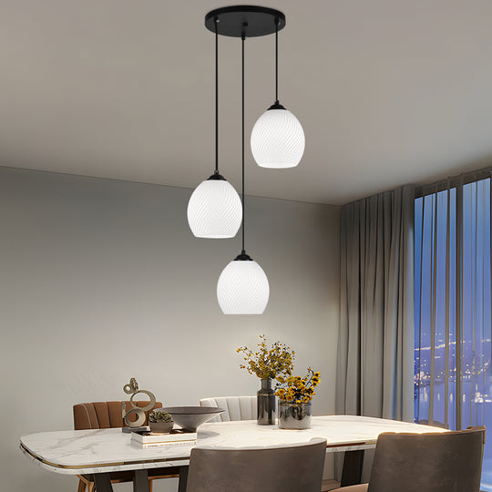 Csillár LM530/3BK, 3 X E27, fekete, fém és üveg klasszikus csillárok alapértelmezett cím Alessandro Design