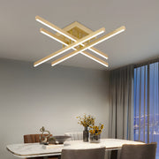 LED -csillár Aroldo távirányítóval, 43W, dimable, fekete