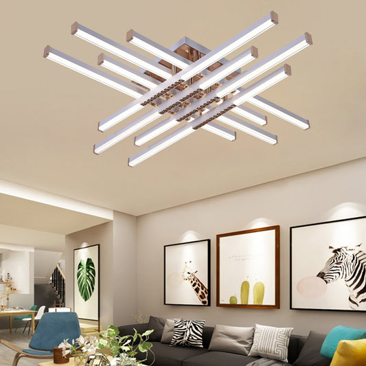 LED csillár távirányítóval LT178/6WH, 84W, 6 elem, hideg/meleg/semleges fény, szabályozható, fehér