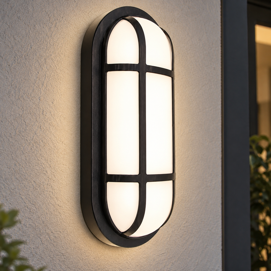 Kültéri LED fali lámpa AX321/162BK, IP65, Fekete