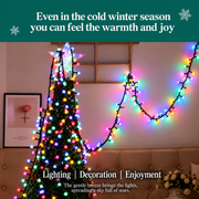 Mini Balls Lineáris karácsonyi telepítés, többszínű fény, 1000 cm, 300 LED, IP44