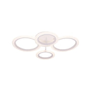 LED -csillár Betty 44W távirányítóval, 4 kör, hideg/forró/semleges fény, instabil, fehér