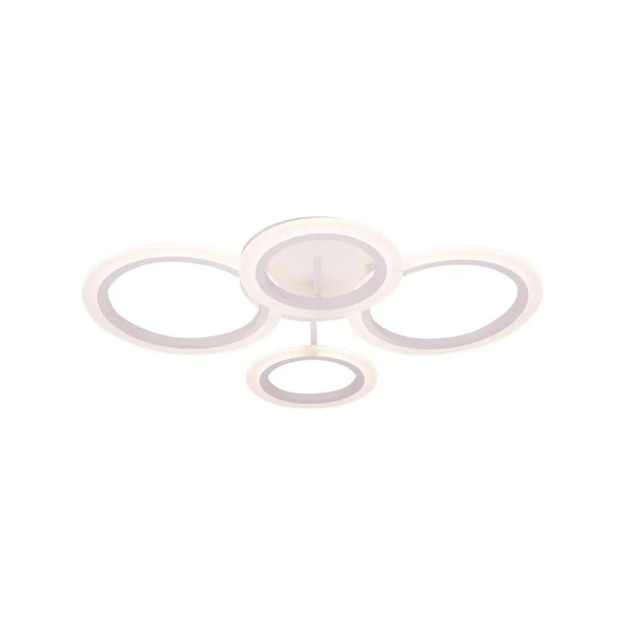 LED -csillár Betty 44W távirányítóval, 4 kör, hideg/forró/semleges fény, instabil, fehér