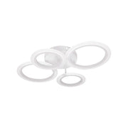 LED -csillár Betty 44W távirányítóval, 4 kör, hideg/forró/semleges fény, instabil, fehér