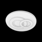 Lustra LED cu Telecomanda Remo, 200W, Alb, Acril, Dimabila