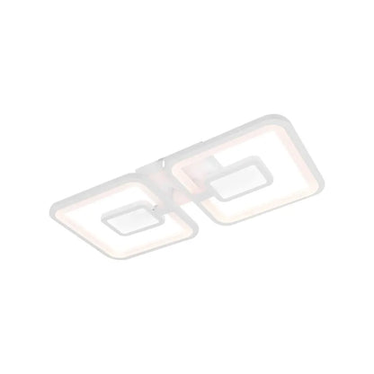 LED -vágy távirányítóval, Felix, 2 négyzet, 77W, hideg/forró/semleges fény, instabil, fehér
