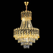 Crystal Chandelier 9XE14 Golden Nardo, 50 cm széles, 70 cm magas