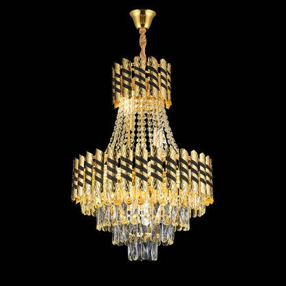 Crystal Chandelier 9XE14 Golden Nardo, 50 cm széles, 70 cm magas