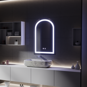 LED érintőtükör Demist funkcióval, 80x50cm