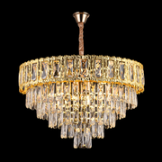 Belvedere Magno 8xe14 kristálycsillár, 60 cm átmérőjű, fényes arany, állítható magasság