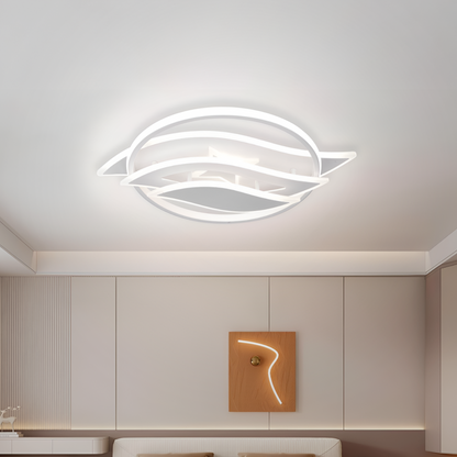 LED -vágy Jarria 52W távvezérléssel, hideg/forró/semleges/RGB fény, fehér, fehér