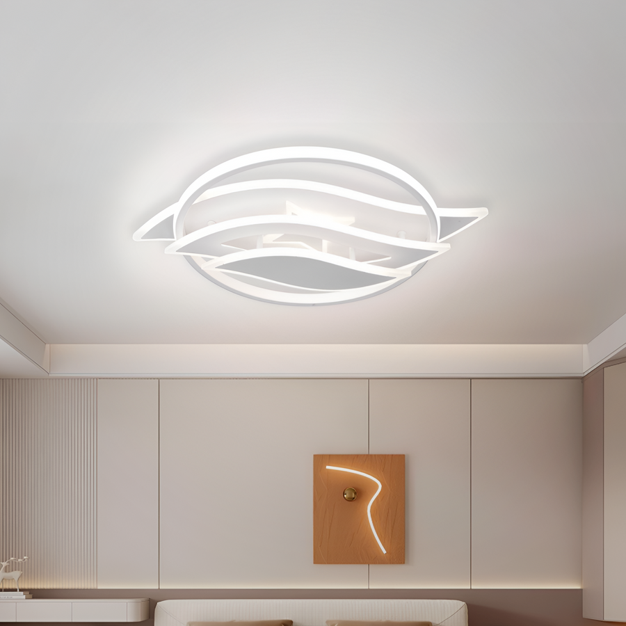 LED -vágy Jarria 52W távvezérléssel, hideg/forró/semleges/RGB fény, fehér, fehér