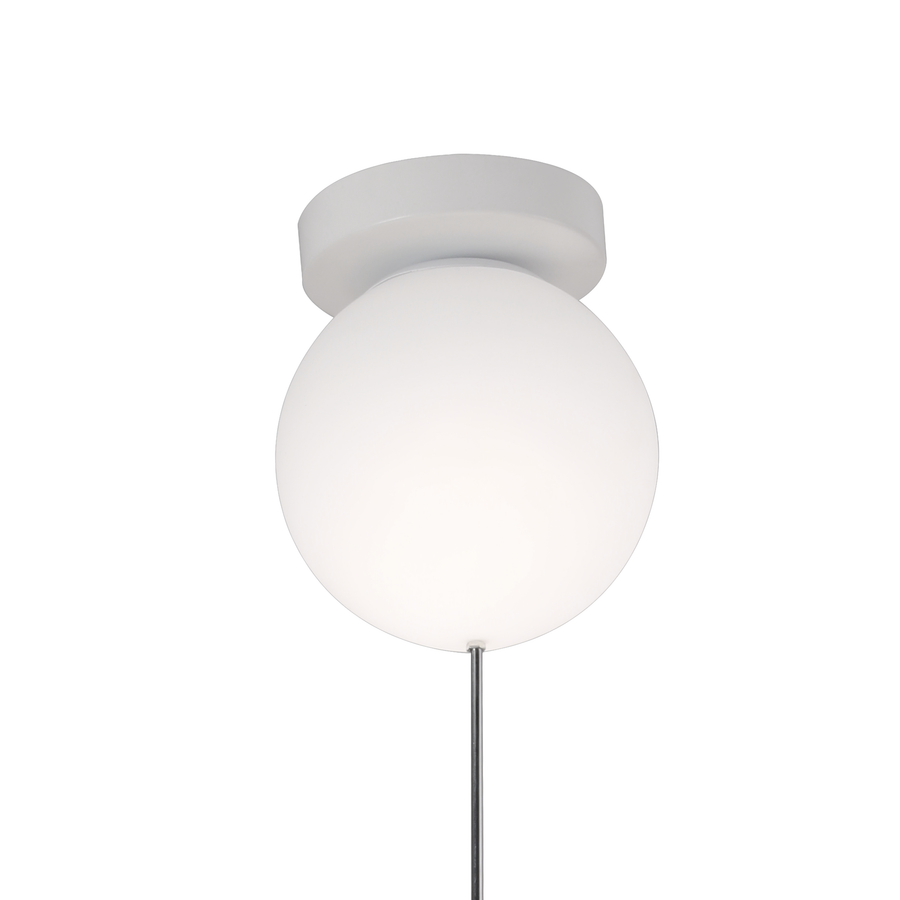 URSULETI LED-csillár Globe 20cm, Magasság 52cm, 1xE27, Függesztett