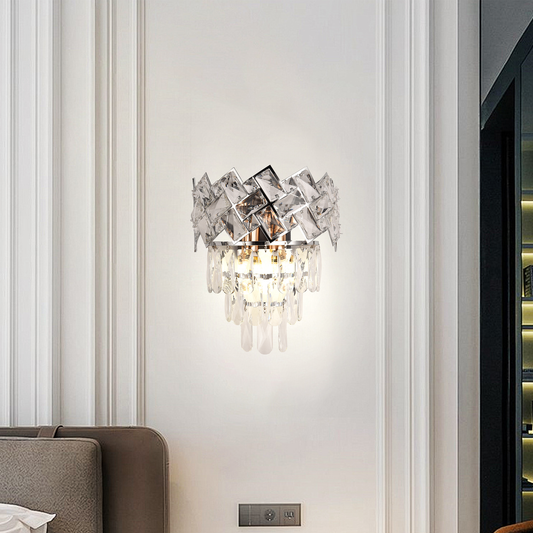 Vigyen fel Cristal Windsor, 2x E14, fényes króm