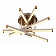 LED csillár távirányítóval LT182/5WH, 69W, 5 elem, hideg/meleg/semleges fény, szabályozható, fehér