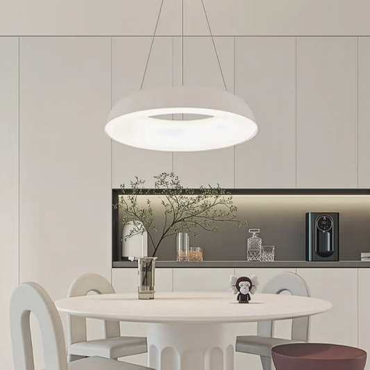 LED -csillár, Chiara távirányítóval, 74W, hideg/forró/semleges fény, instabil, fehér